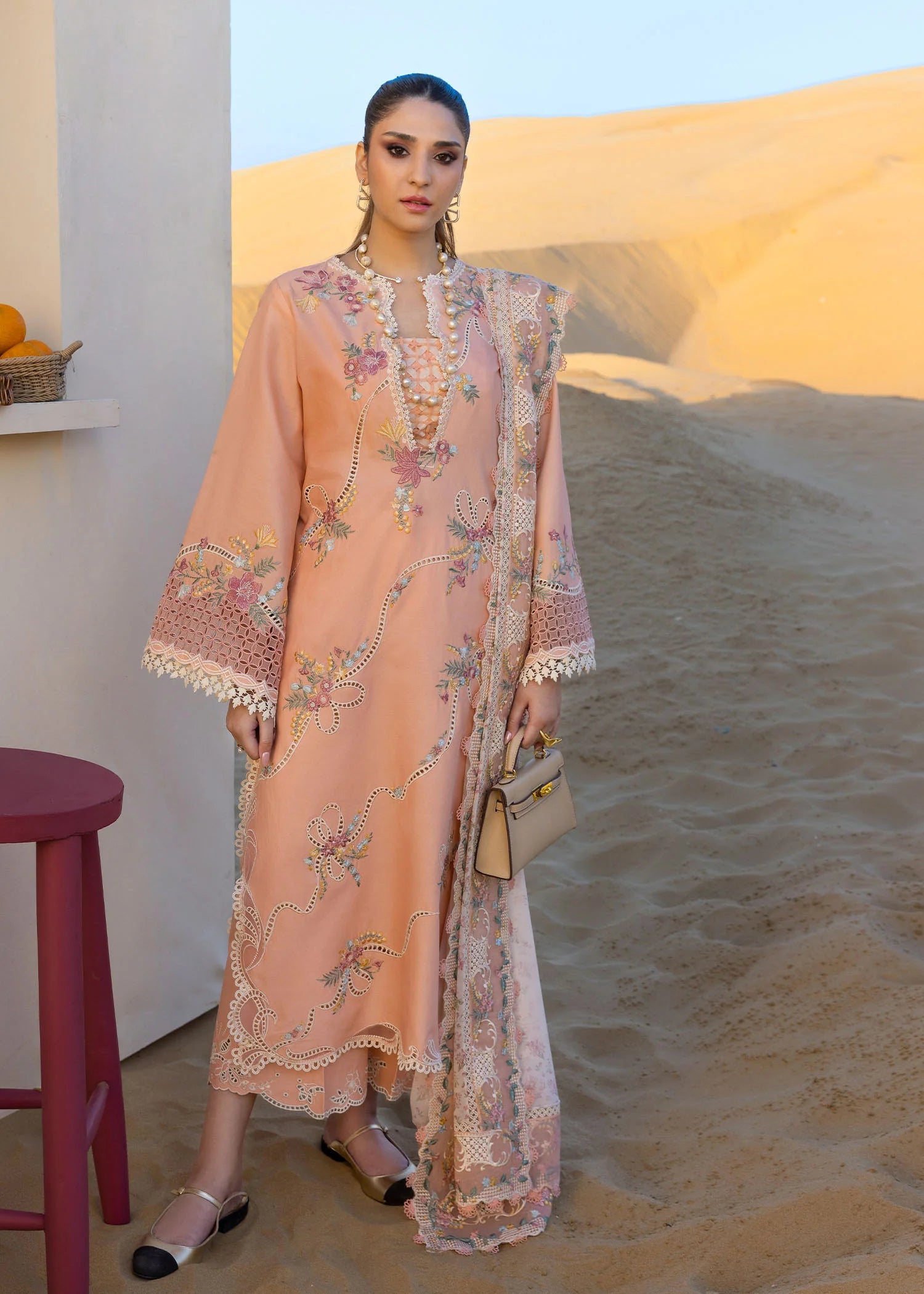 3pc CHIKANKARI Dress