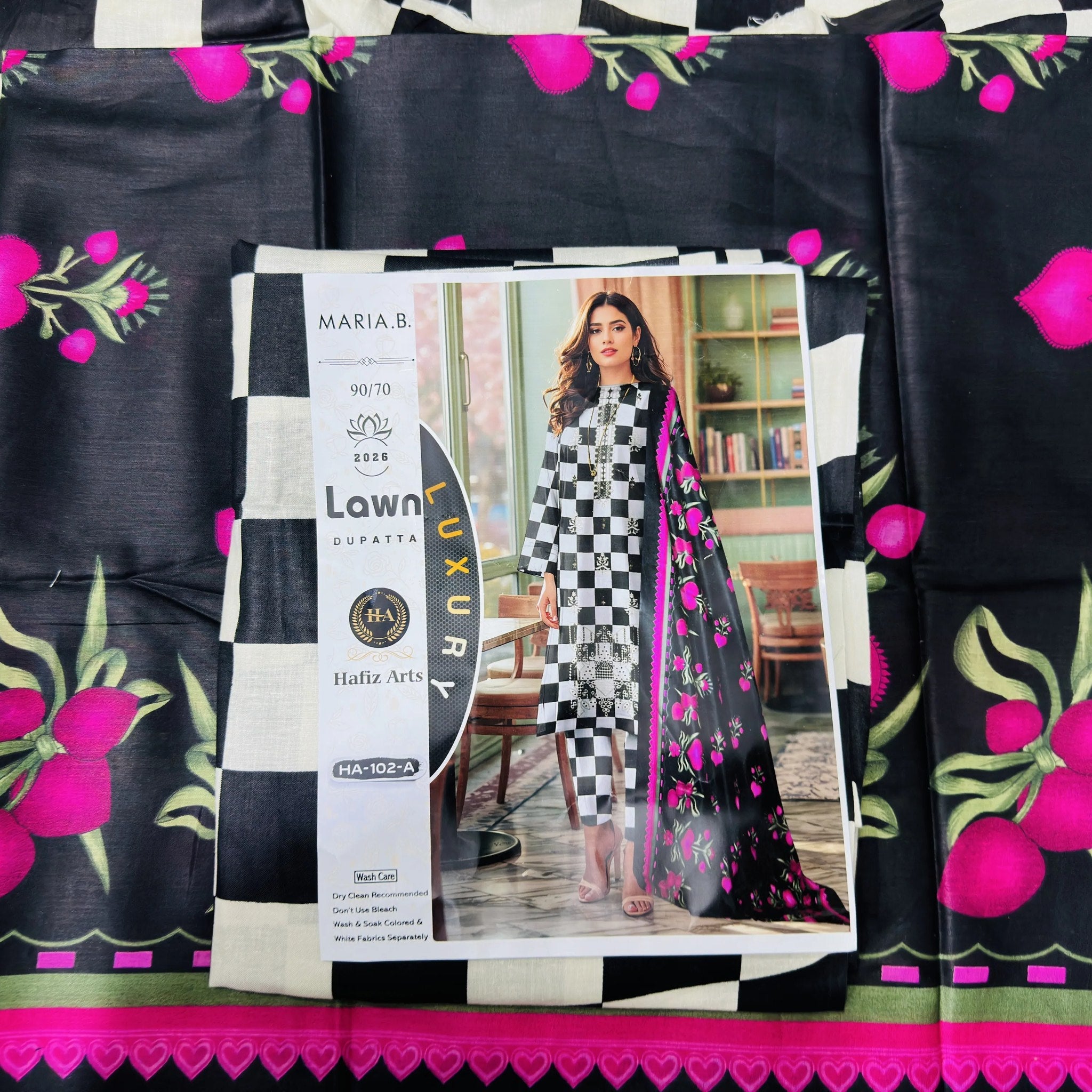 Maria Luxary 3 peice printed suit