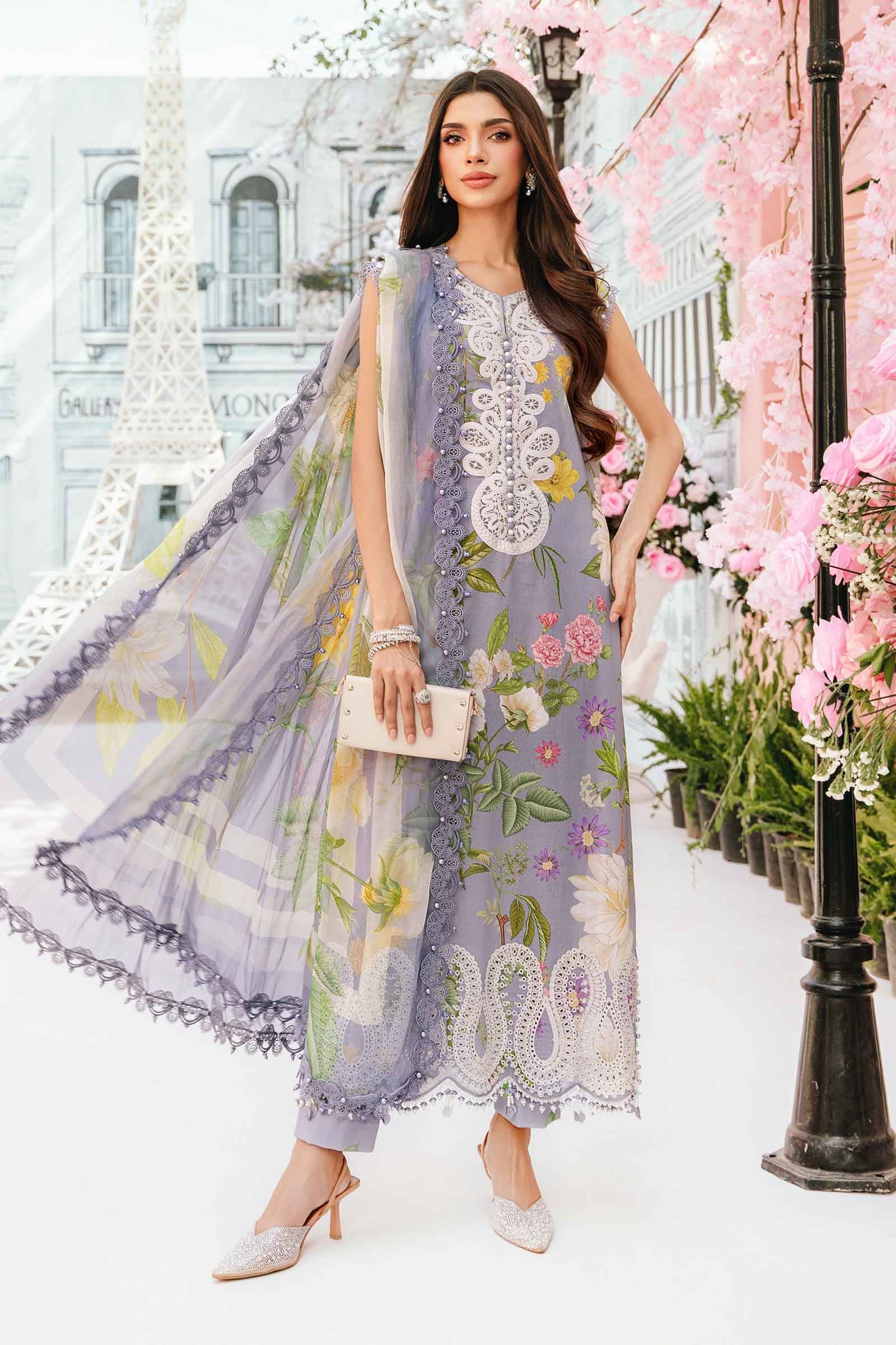 Maria B M Prints 3pc